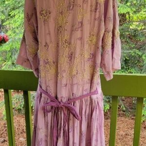 Magnolia Pearl Floral Full Bloom Garden Maggie Dress (retail $550) NWT